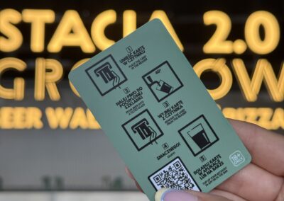 Karta do samoobsługowego Beer Wall w Stacji Grochów 2.0